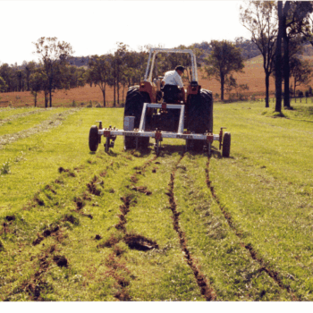 Comparison Yeomans cultivation contrast sub soil aeration ground rejuvenation , improvement of soil and hummus, keyline plow - fitted with coulters